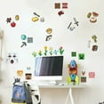 thumbnail image 4 of Minecraft Peel and Stick Wall Decals 38 Kids Game Room Decor Gamers Art Stickers RMK5006SCS, 4 of 5