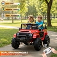 thumbnail image 2 of VOLTZ TOYS 2026 Nouveau Jeep Outreach Camion pour Enfants 24 V à 2 Places - Batterie Électrique, Moteurs Doubles, Télécommande 2,4 g et Lumières DEL Halo - Rouge, 2 of 6