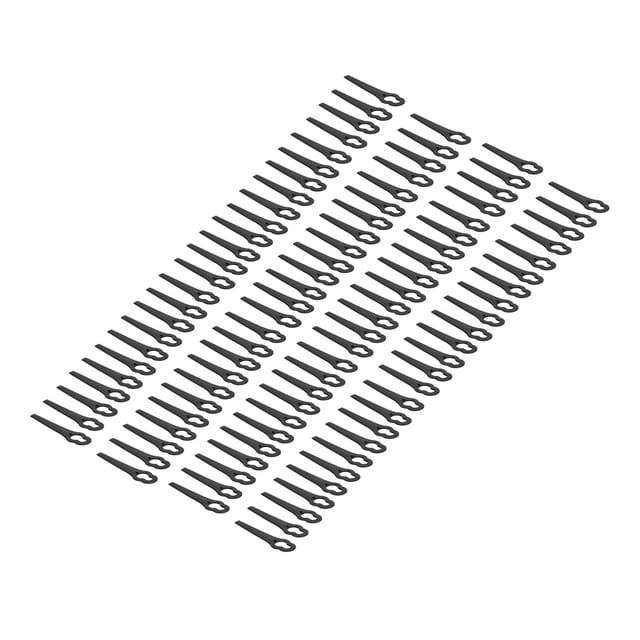 100Pcs Plastic Cutter Blades Grass Trimmer Accessories Replacement Manual Pruning Tools