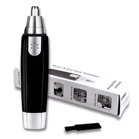 Nose Hair trimmer | Ear Trimmer - 2026 Professional Painless Trimmer for Men and Women | Battery-Operated, Dual Edge Blades for Quick and Easy grooming | Easy Cleaning | Black