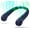 C.Blue, variant on Portable Neck Fan. bladeless neck fan,for Indoor Outdoor Travelling,USB Rechargeable Personal Fan,Rechargeable, Headphone Design,3 Speeds Operated Adjustable,neck fans for women men
