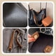 thumbnail image 4 of Kits de bricolaje para hacer bolsos de hombro, bolso de mano de cuero sintético para mujer, kit de trabajo de bolso de cuero sintético de gran capacidad con kit de costura., 4 of 9