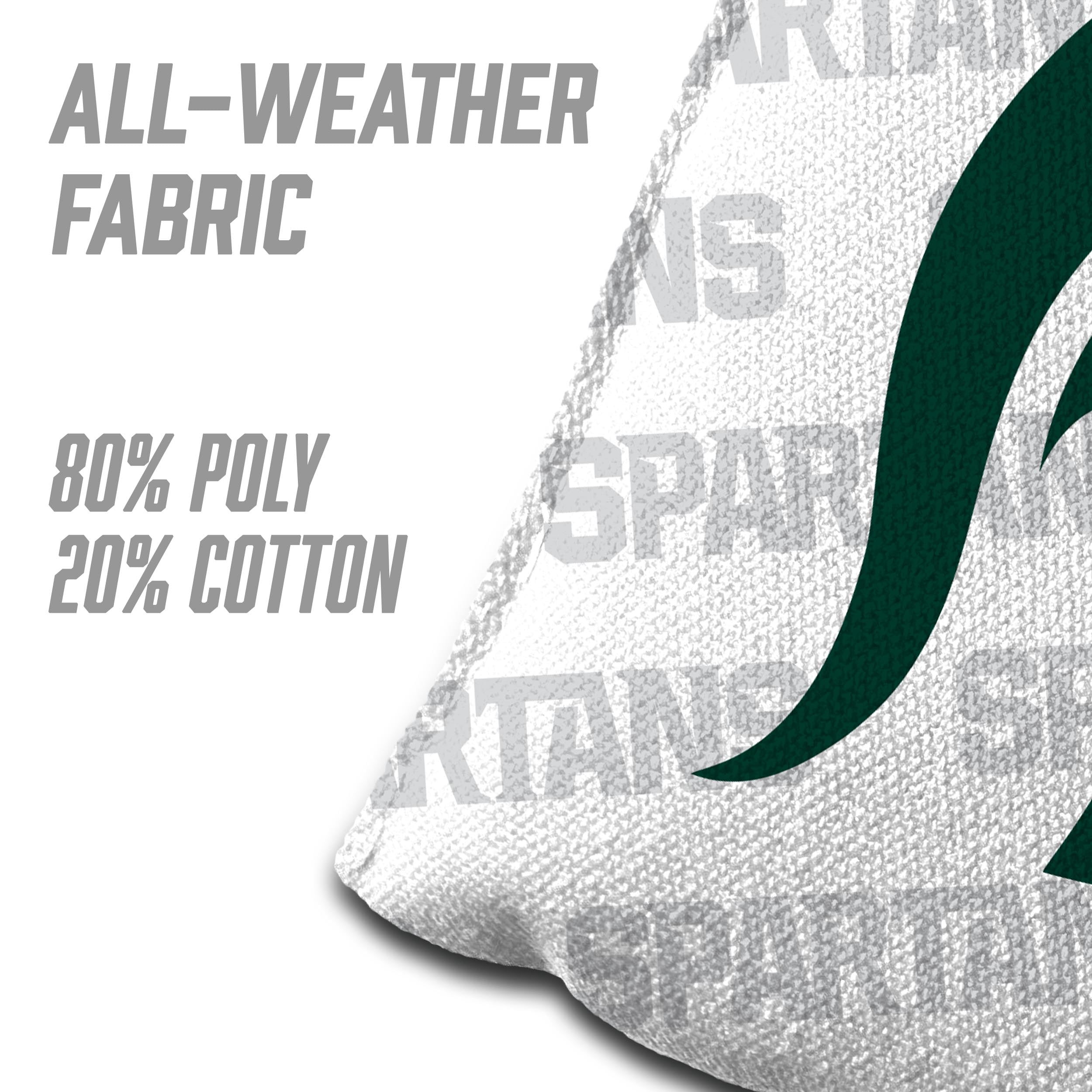 NCAA Michigan State Spartans Cornhole Bags - 4PK - White