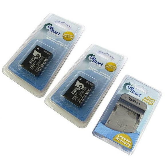 2x Pack - Leica V-Lux 40 Battery   Charger - Replacement for Leica BP-DC7-E Digital Camera Battery and Charger (1000mAh, 3.6V, Lithium-Ion)