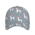 thumbnail image 2 of Daiia Cartoon Poodle Dog print Baseball Cap Men Women Golf Dad Hat Adjustable Original Classic Low Profile Hat Unconstructed Plain Cap, 2 of 9