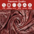 thumbnail image 5 of Throw Blanket 60"x50",Merry Xmas Red Snowflake Winter Holiday Festival Blanket for Women Men,Soft Flannel Fleece Throw for Home Living Room Bed Chair Couch Decor, 5 of 6