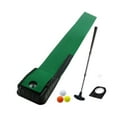 thumbnail image 3 of koolsoo Golf Putting Mat Green Practice with Putter for Adults Kids Fathers Backyard Black Putter, 3 of 9