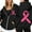 Black, variant on Women Sherpa Lined Sweatshirt for Cancer Awareness 2025 Fall Zip Pullover Oversized Crew Neck Hoodies Fashion Outfits Winter Clothing (Black, XXXL)