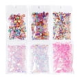 thumbnail image 4 of Conjunto de brillo de joyería de calcomanías de arte de uñas artesanales de lentejuelas de uñas en forma de estrella Yinane Lentejuelas de brillo de uñas, 4 of 8