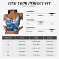 thumbnail image 7 of Fotbe Night At Lake Aurora 1 Pattern Womens' Sports Bra Longline Wirefree Padded with Medium Support Sports Moisture-Wicking Workou Vest,Tank Top-, 7 of 7