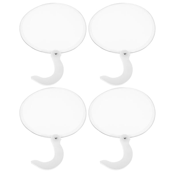 4 Uds. Ventiladores de mano redondos plegables portátiles, ventilador plegable de verano, ventilador plegable redondo, ventilador de baile