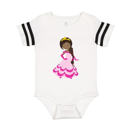 

Inktastic African American Princess Princess In Pink Dress 1 Gift Baby Girl Bodysuit