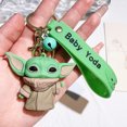 thumbnail image 1 of Disney-Llavero Yoda de Star Wars para niños, llaveros de dibujos animados, figura de Anime, accesorios, regalos de cumpleaños, juguetes de Adorno, 1 of 3