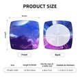 thumbnail image 5 of Rateoe Dreamy Colorful Starry Sky Pattern Square Couch Cushion Covers, Sofa Furniture Protector Slipcover with Bottom Tie rope, Soft Non-Slip Non-Wrinkle Non-Sticky-Two Pieces, 5 of 7