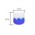 thumbnail image 3 of Cuenco De Cristal Cuenco de canto de cristal de loto azul Cuenco de canto esmerilado despresurizado (seis) Ehuebsd Para Estrenar, 3 of 8