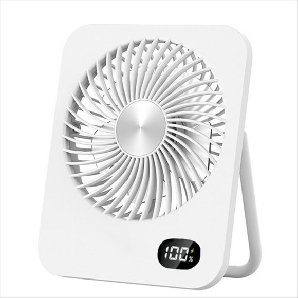 Mini Ventilador USB Silencioso para Escritorio Oficina,Dormitorio, Montaje en Pared, Uso Junto A la Cama - Circulador de Aire de Refrigeración Recargable para el Hogar y la Cocina.