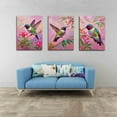 thumbnail image 3 of Hieng Modern Classic Art Canvas Print Hummingbird Canvas Painting Small Birds Original Oil Art Animals Artwork Nursery Wall Art Unframed, 3 of 6