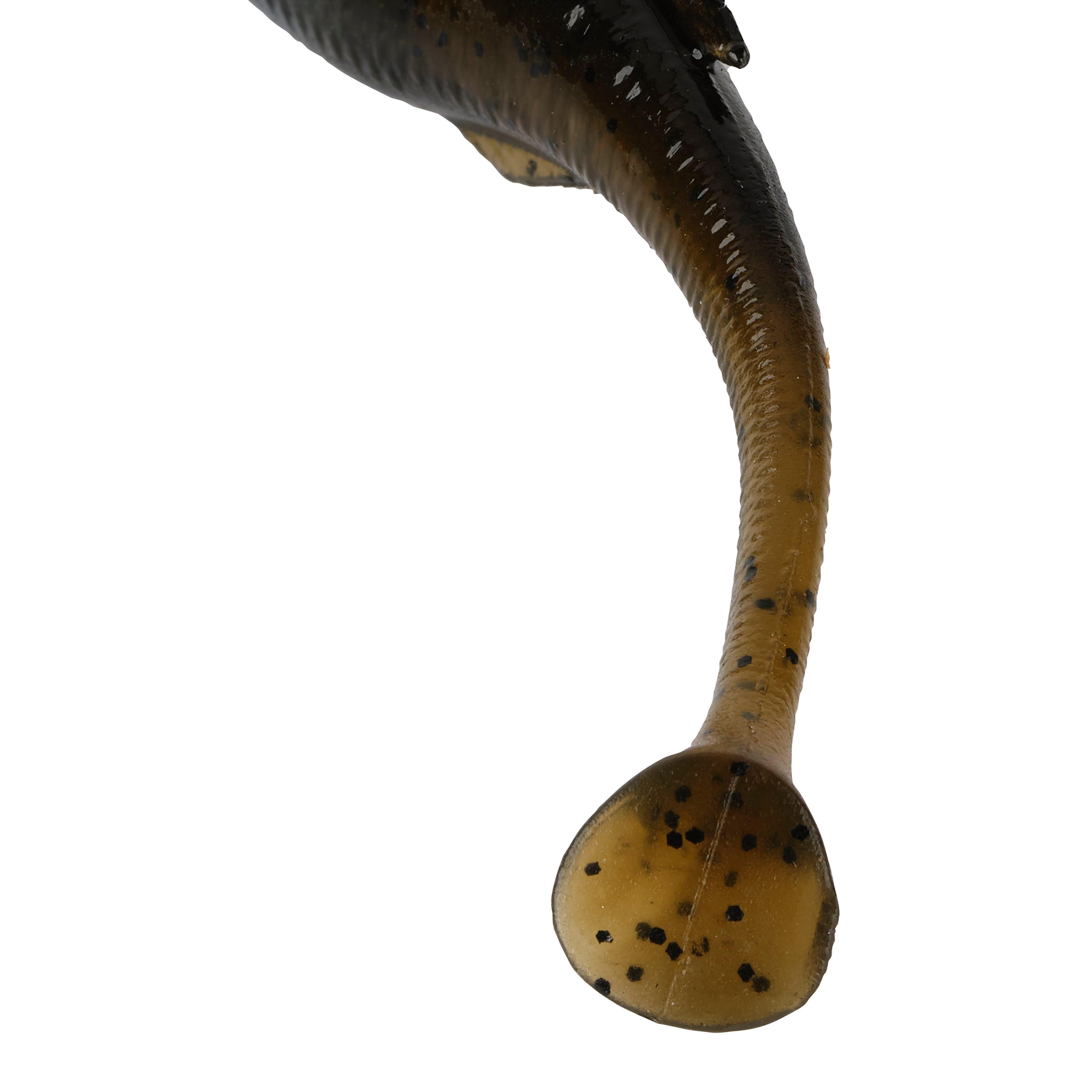 Berkley PowerBait Drip Swimmer 3in Green Pumpkin Shad