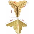 thumbnail image 5 of Corner Brackets for Furniture Decorative, Special Corner Protectors Combining Ancient and Modern Styles, For Home And Office Use (Set of 10, Gold-Gold Brass Look), 5 of 5