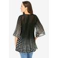 thumbnail image 2 of Woman Within Plus Size Embellished Pleated Blouse, 2 of 6