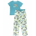 thumbnail image 3 of Lazy One Women's Pajama Set, Short Sleeves with Cute Prints, Relaxed Fit, No Wake Zone, 3 of 7