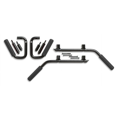 GraBarsUSA Steel Jeep Grab Handles for JK (2007-2018) Wranglers - Front and rear - RED - the ONLY GraBars Made and Sourced in the USA!