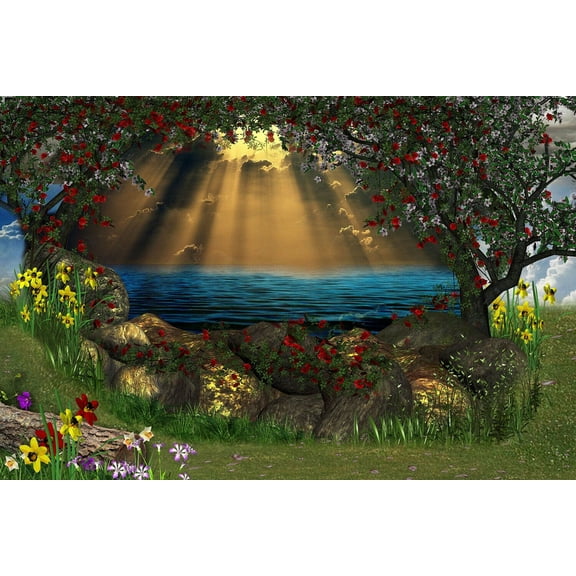 My Dream Backyard - Canvas OR Print Wall Art