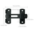 thumbnail image 1 of Matte Black Stainless Steel Gate Latches Flip Latch Safety Door Bolt Latch Lock, 1 of 5