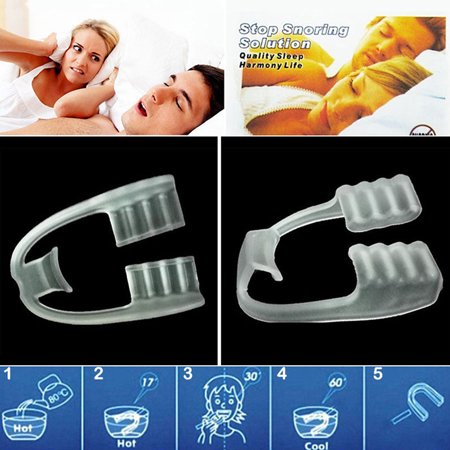 Silicone Mouthguard Prevent Teeth Bruxism Grinding Eliminating Tightening Tools
