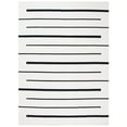 thumbnail image 4 of SAFAVIEH Montauk Oswald Geometric Striped Cotton Area Rug, Ivory/Black, 8' x 10', 4 of 7