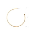 thumbnail image 5 of Gold Large Hooptastic Hoop Post Earrings, 5 of 5