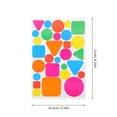 thumbnail image 2 of HEATSHAKING Small Irregular Stickers Assorted Color Decorative Reward Stickers Multi Function Teacher Supply, 2 of 6