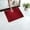 Red, variant on InsCrazy Bathroom Rugs Home Front Door Carpet Super Absorbent Quick Dry Rubber Backing Non-slip Floor Mat Washable Super Soft Bathtub Carpet Bathroom Carpet 17" x 24"