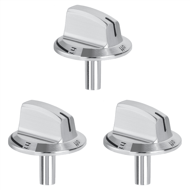 3 PCS Upgrade 5304525746 Long Stem Stove Knobs Replacements, Compatible