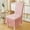 Pink, variant on sruoe Dining Chair Covers, Chair Slipcovers Seat Protector, Removable Washable Seat Cover, Stretch Soft Dining Chair Slipcover for Living Room, Kitchen