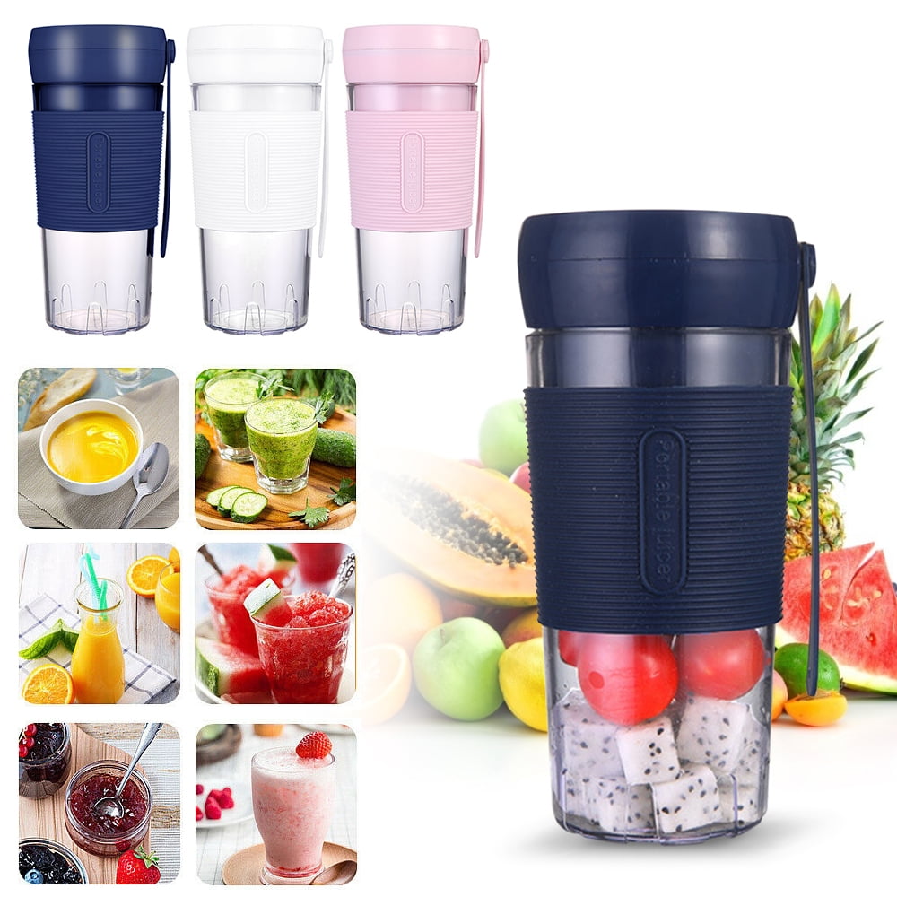 17oz Cordless Portable Blender,60W Small Single Serve Blender,Travel Mini Size Blender Juicer with USB Rechargeable Personal Blender for Shakes and Smoothies 