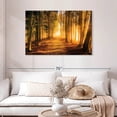 thumbnail image 2 of Elephant Stock Morning Forest Path Wall Art - Horizontal Canvas Wall Art - Living Room Wall Decor - Floral And Botanical Canvas - Orange And Brown Decor - 45" x 30", 2 of 8
