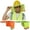 Mesh Mix, variant on 3 Pack Hard Hat Sun Shield, Full Brim Mesh Sunshade with Visor, High Visibility Neck Shield