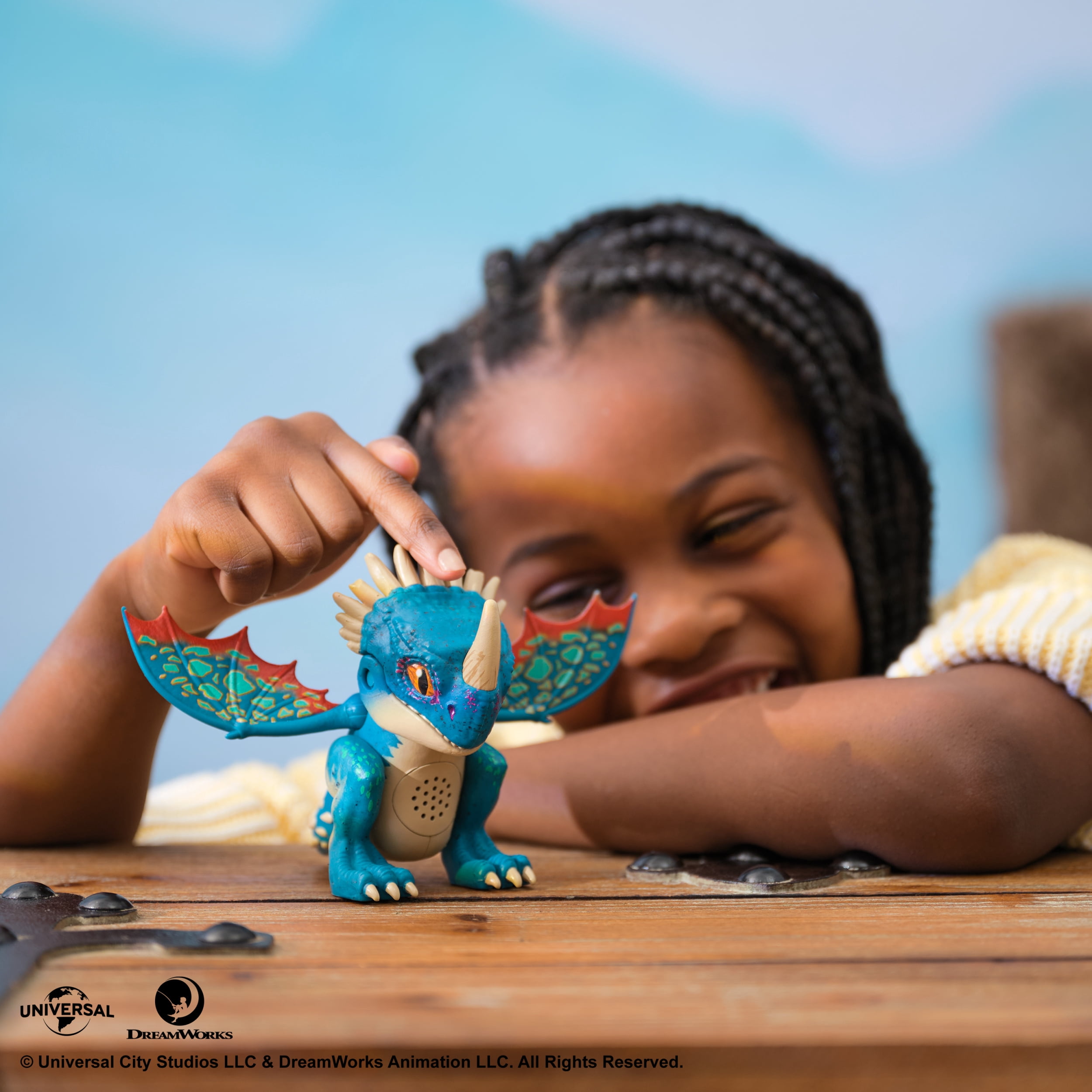 Dreamworks Dragons, How to Train Your Dragon, Roaring Minis Deadly Nadder, Interactive Dragon Toy with 25 Sounds, Kids Toys for Boys & Girls Ages 4 & up