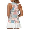 thumbnail image 6 of Women's Golf Shirts Printed Sleeveless Athletic Tank Tops Collared Zip Quick Dry Golf Top for Summer Sports Light Pink XL, 6 of 6