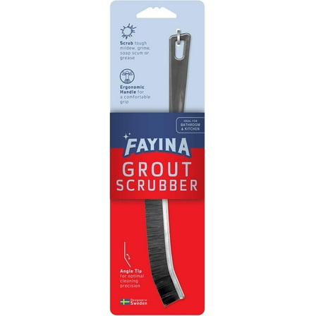 FAYINA Grout Cleaner Scrub Brush