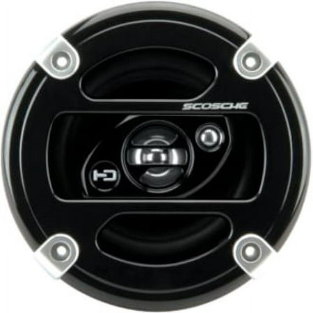 Scosche HD5253 Speaker, 40 W RMS, 200 W PMPO, 3-way, 2 Pack