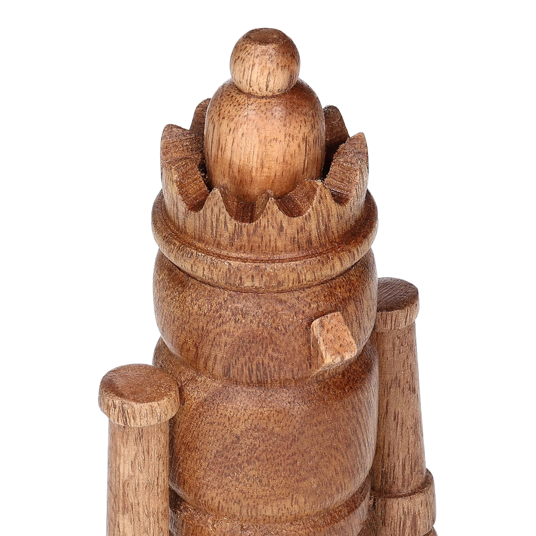 Wood Nutcracker Christmas Decoration, Brown, 8.5", by Holiday Time