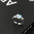 thumbnail image 4 of S925 Sterling Silver Retro Niche Design Ring For Women Does Not Fade, 4 of 4