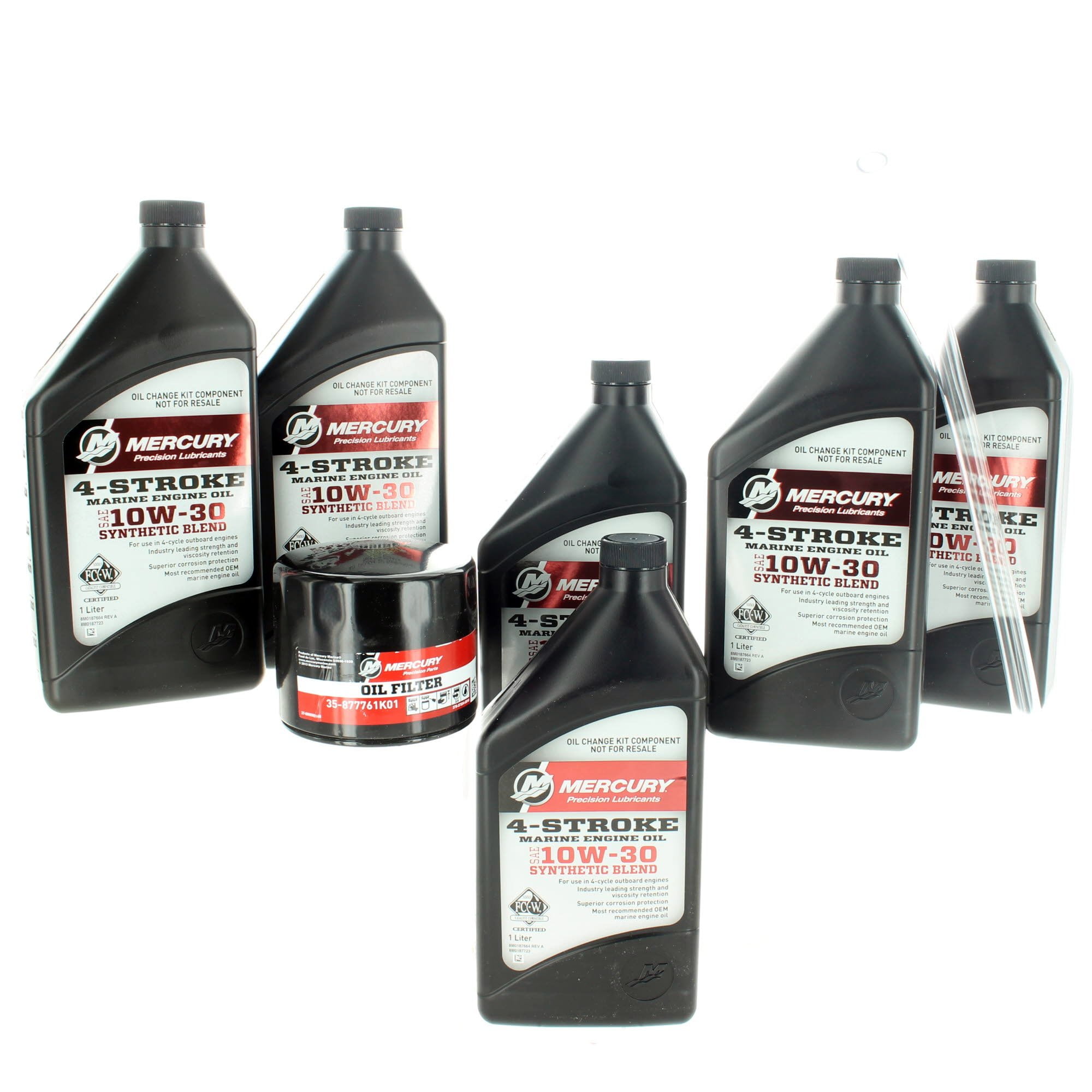 Quicksilver Marine New OEM 150HP 4Stroke 10W30 Oil Change Kit
