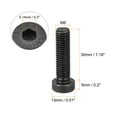 thumbnail image 2 of M8x30mm Hex Socket Thin Head Cap Screw Bolts 12.9 Grade Carbon Steel 10 Pack, 2 of 5