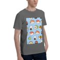 thumbnail image 2 of Bingfone Kawaii Sushi Men'S Loose Fit Short-Sleeve Pocket T-Shirt, 2 of 7