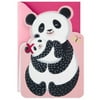Sweet and Cuddly Pandas New Baby Girl Card