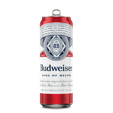 Budweiser American Lager Beer 25 fl oz 1 Aluminum Can 5% ABV