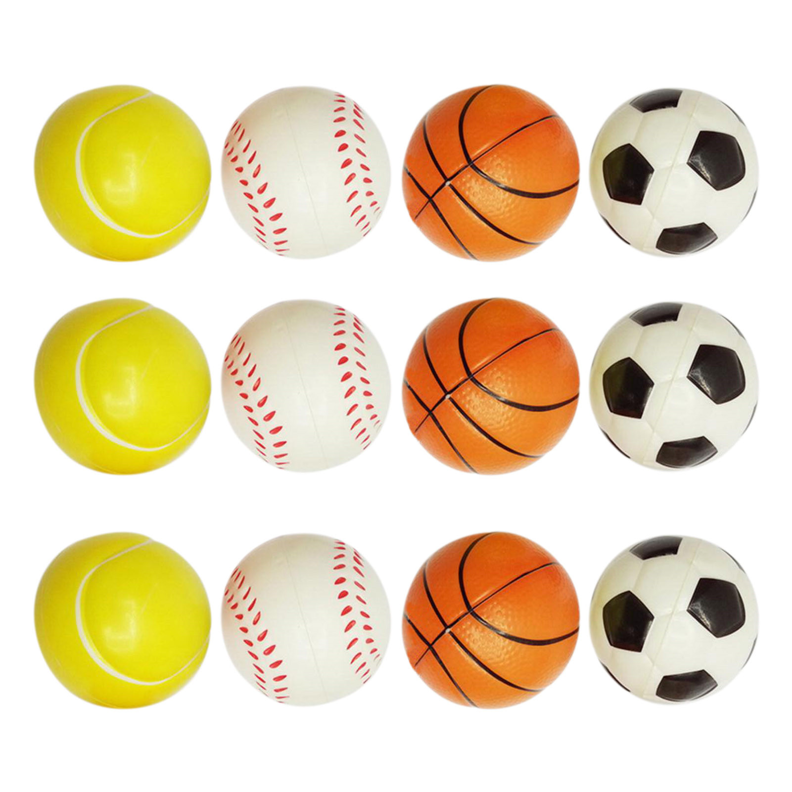 Soft Sports Balls Pu Foam Stress Balls Gift Bag Filler For Kids Walmart Com